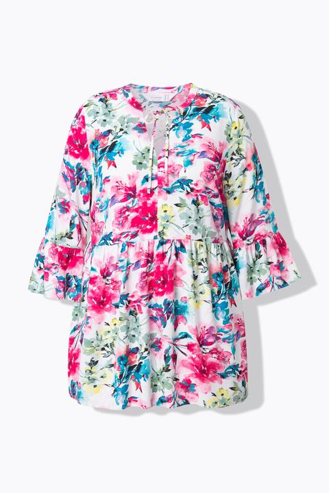 Immagine prodotto Miamoda Bluse, A-Linie, Blumenmuster, Volants (46)