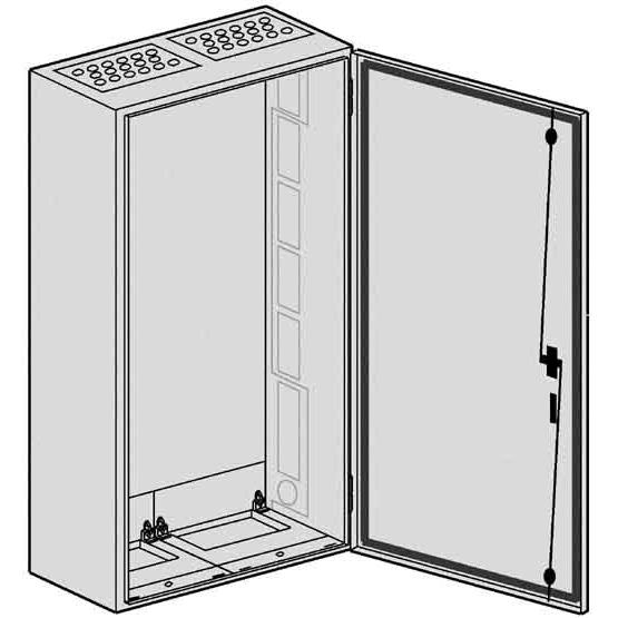 ABN SP27 System-GehÃ¤use IP54 schutzis.550x1100mm, Serverschrank, Weiss