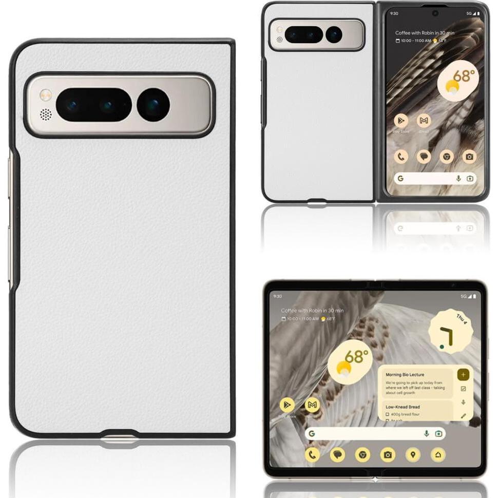 Thumbnail - Cover-Discount Google Pixel Fold - Klassische Schutzhülle weiss (Google Pixel Fold), Smartphone Hülle, Weiss
