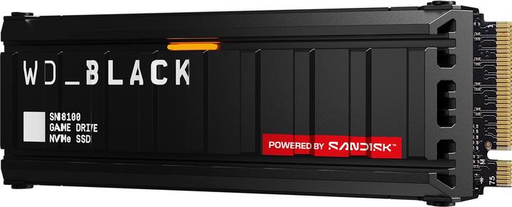 Actual product image WD Black SN8100 mit Heatsink powered by SANDISK (4000 GB, M.2 2280)