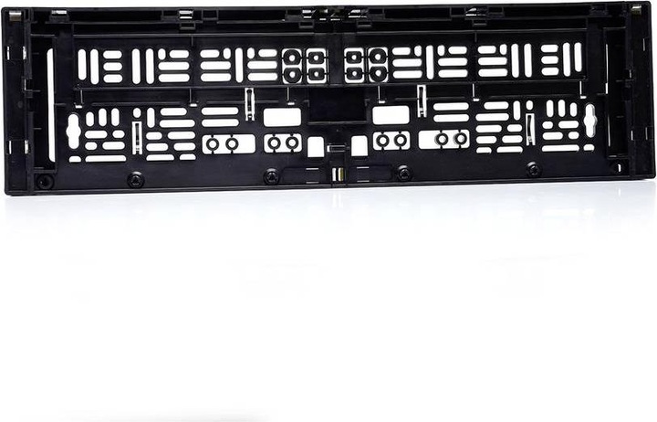 Actual product image WAS W253 2120 Licence plate holder, reflector (W x H x D) 584 x 163 x 32mm (Front)