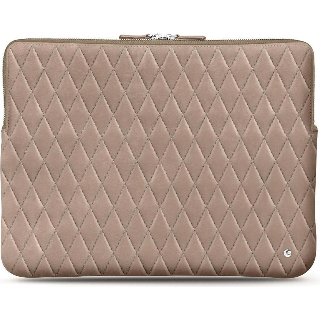 Noreve Lederhülle, Notebooktasche, Beige