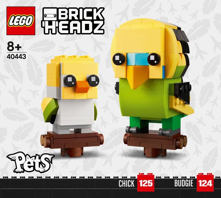 Image du produit LEGO BrickHeadz Perruche 40443 (40443, LEGO Brickheadz, LEGO difficiles à trouver)