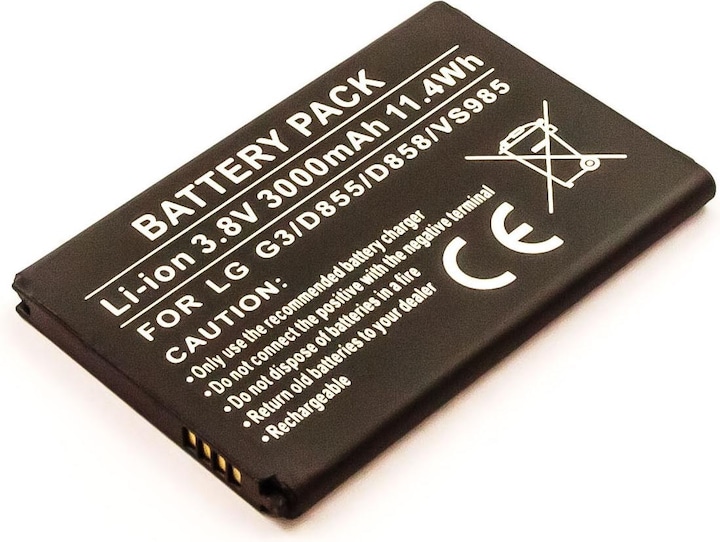 Immagine prodotto AGI 31600 - Batteria - LG - G3 - Nero - Ioni di litio (Li-Ion) - 3000 mAh