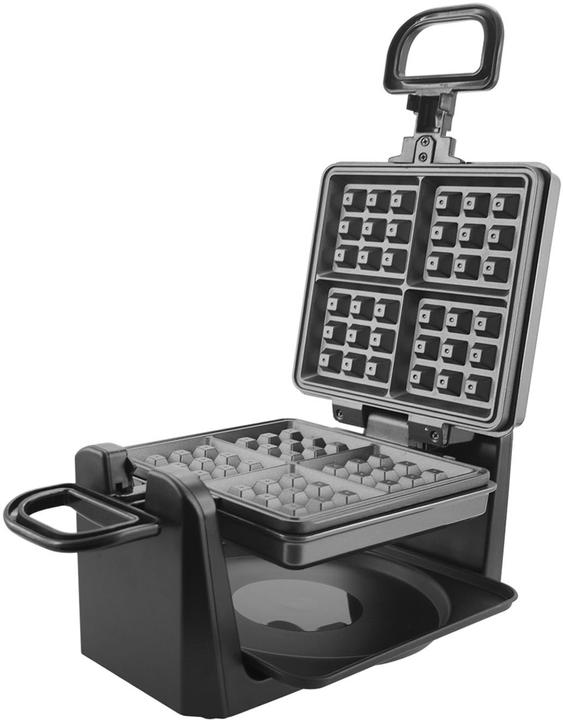 Produktbild Emerio waffle machine, for 4 Belgian waffles, non-stick coating.