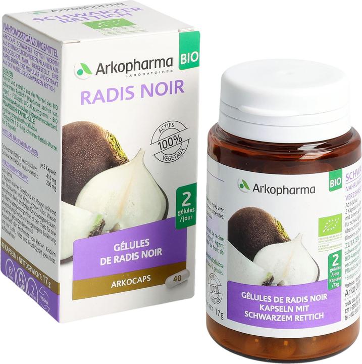 Actual product image Arkopharma Schwarzer Rettich (40 pcs., Capsules, 41 g)