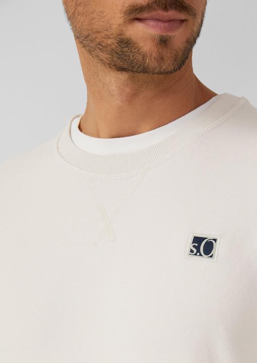 Produktbild s.Oliver Sweatshirt Sweatshirt aus Baumwollmix mit Crew Neck (M)