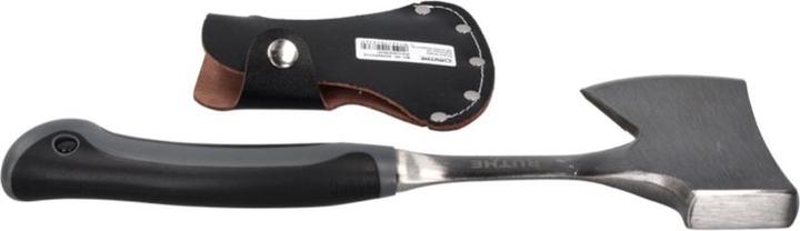 Actual product image Ruthe Camping hatchet solid steel DIN 7287 gray / black