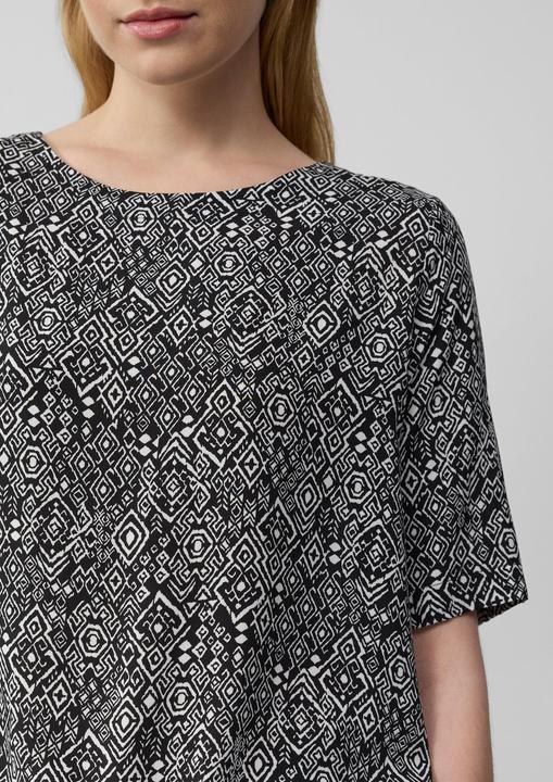 Immagine prodotto S.Oliver Bluse Gemusterte Shirt-Bluse mit verstellbarem Saum (32)