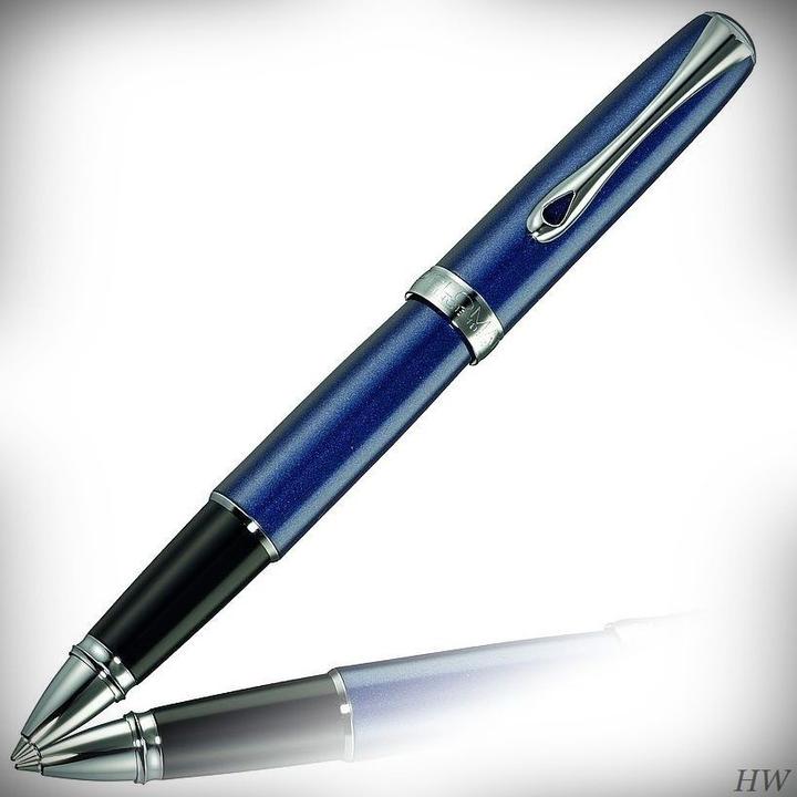 Produktbild Diplomat Tintenroller Excellence A2 Midnight blue chrom (Blau, Chrom, 1x)