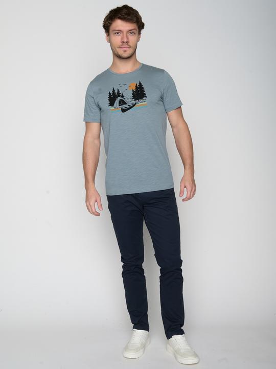 Actual product image Greenbomb T-Shirt Nature Canoe Tent (S)