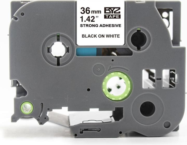 Immagine prodotto Hermex Alternatives Etikettenband zu Brother TZe-S261 Beschriftungsband (3.60 cm, Bianco, Nero)