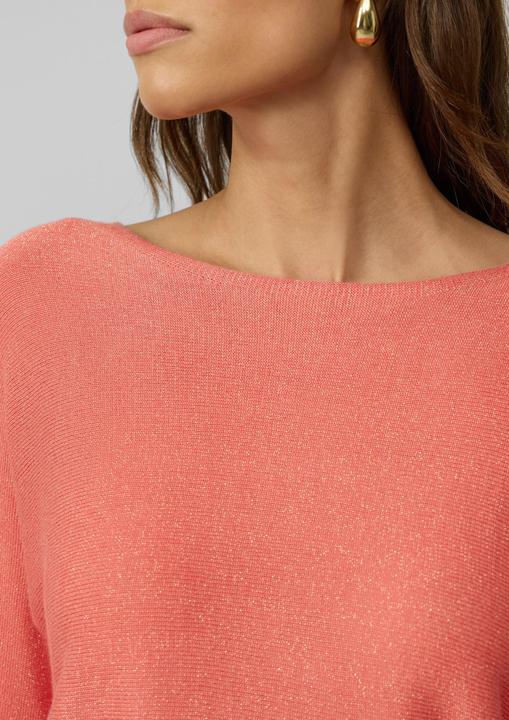 Produktbild S.Oliver Strickpullover Feinstrickpullover mit Glitzergarn und Fledermausärmeln (48)