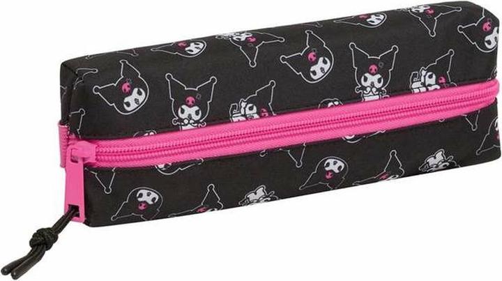 Actual product image Kuromi Schulmäppchen Schwarz Pink 22 X 4 X 7 Cm