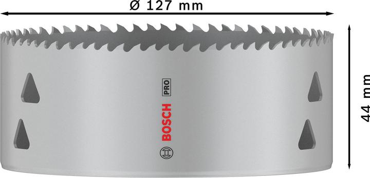 Productafbeelding Bosch Professional Zubehör PRO Multimateriaal gatenzaag, 127 mm, met schroefdraad (127 mm)