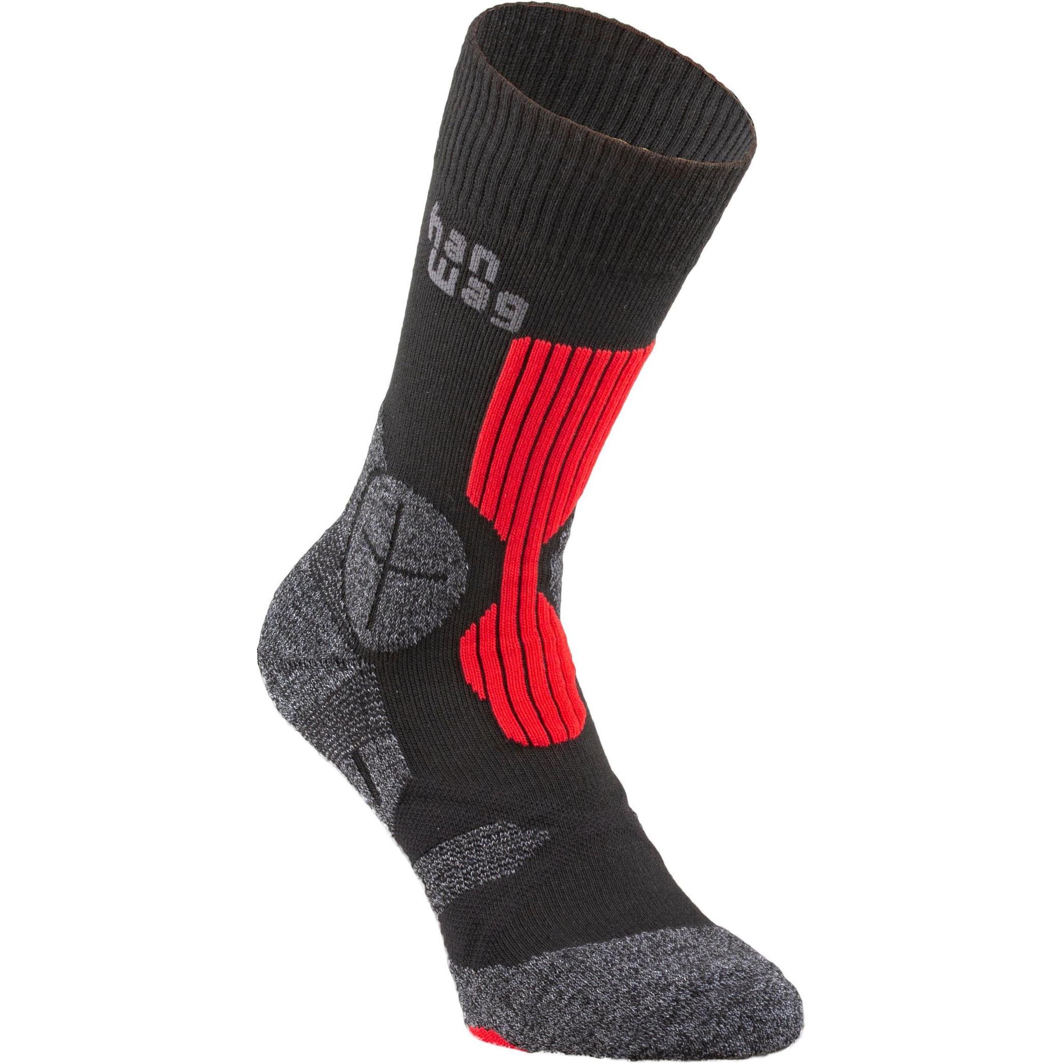 Hanwag, Unisex, Sportsocken, Trek (45 - 47), Schwarz