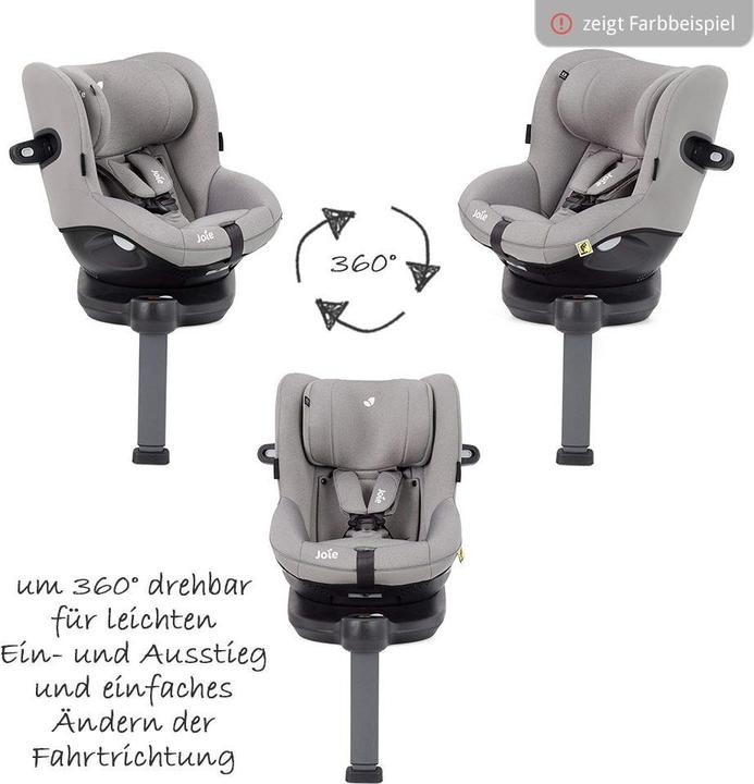 Produktbild Joie Reboarder-Kindersitz i-Spin 360 E i-Size - ab 9 Monate Reboarder (Reboarder, ECE R129/i-Size Norm)