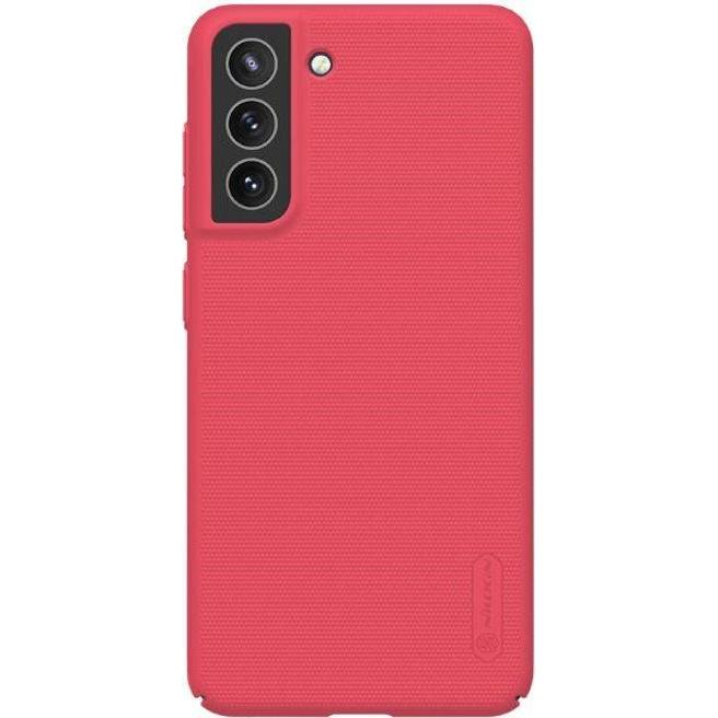 Nillkin Super Frosted Shield Series (Samsung Galaxy S21 FE), Smartphone Hülle, Rot