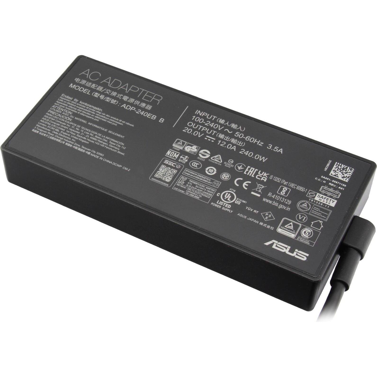 ASUS 0A001-00971500 (240 W), Notebook Netzteil, Schwarz