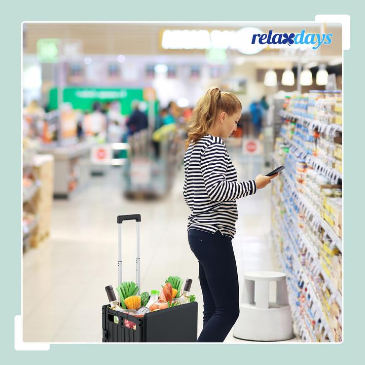 Produktbild Relaxdays Einkaufstrolley