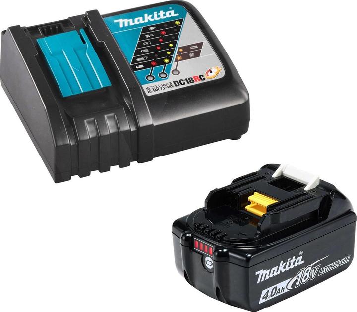 DC18RC fast charger, Battery BL1840B