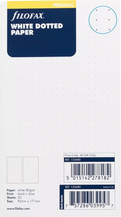 Produktbild Filofax Agendainhalt PERSONAL (95 x 171 mm, Kein Einband)