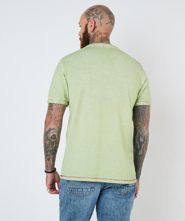 Actual product image Joe Browns Pique Aztec Trim Henley (XL)