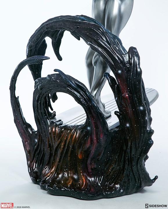 Actual product image Sideshow Marvel statuette Silver Surfer 65 cm