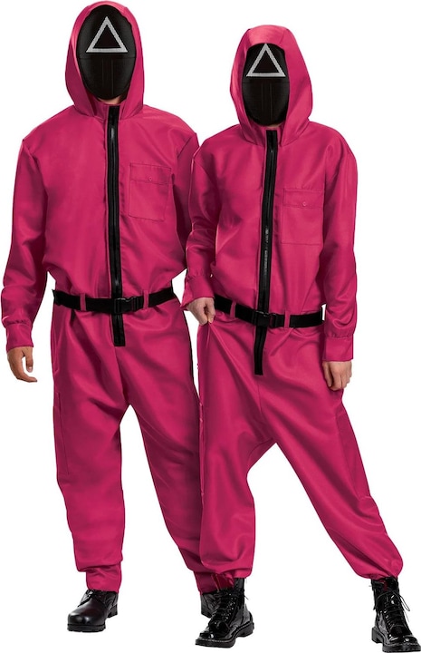 Produktbild Smiffys Netflix Squid Game – Aufseher Kostüm Dreieck (L, XL)