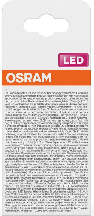 Actual product image Osram LED Superstar Classic A 60 Filament DIM 5.9W 840 Frosted E27 (E27, 806 lm, 6 x)
