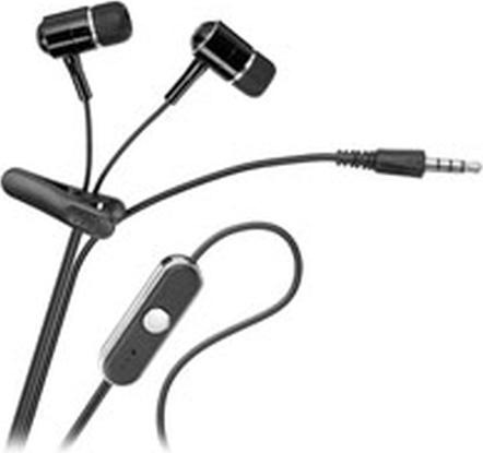 Goobay IN-Ear Headset With Handfree Function. Black (Kabelgebunden)