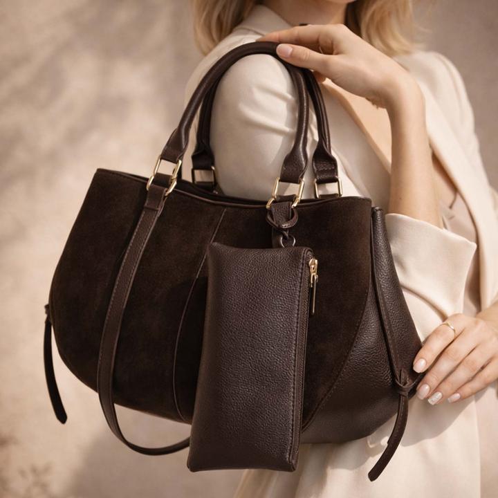 Immagine prodotto Gallantry Damen Shopper Materialmix mit Pochette