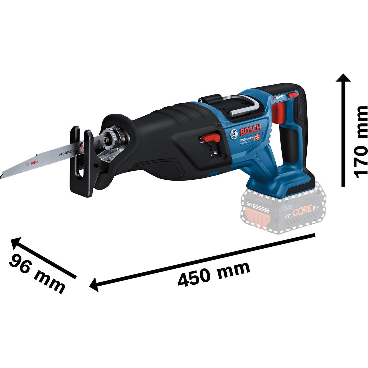 Bosch Professional, Säbelsäge, GSA 18V-28