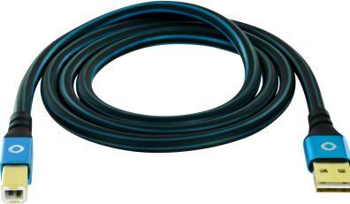 Immagine prodotto Oehlbach Cavo di collegamento USB 2.0 A/B "USB Plus B" 7,50 m (7.50 m, USB 2.0, 2.50 W)