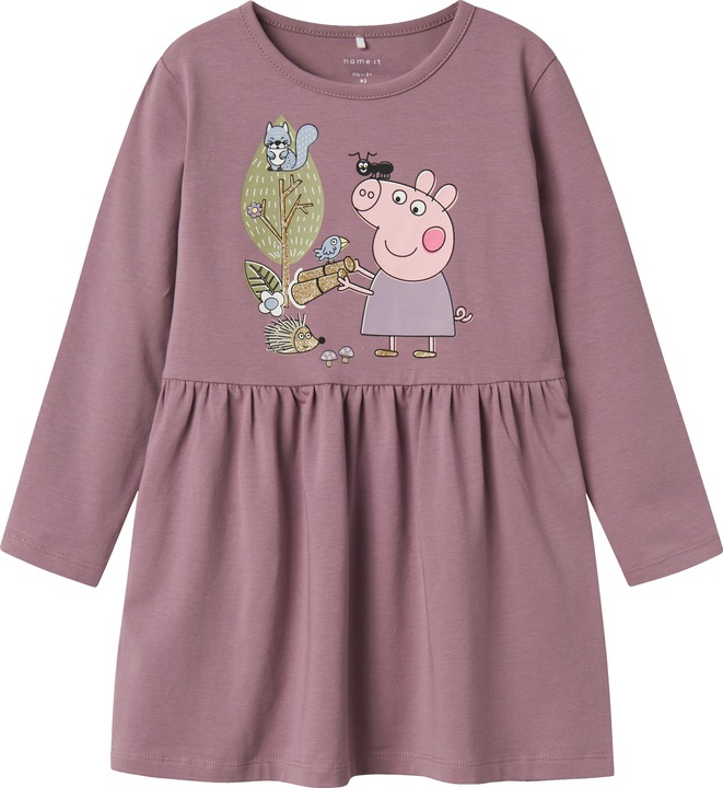 Name it Nmfdyffi Peppa Ls Dress Noos Cplg