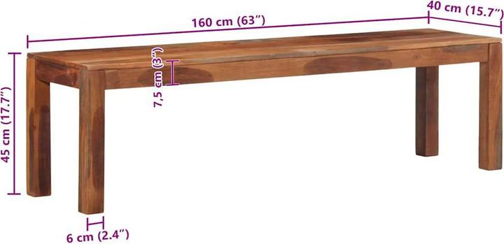 Produktbild vidaXL Bank (160 cm)