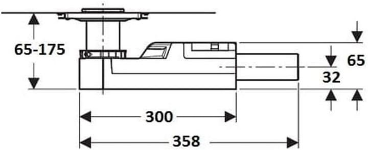 Produktbild Geberit Bodenablauf für bodenebene Dusche Fussbodenaufbauhöhe ab 65 mm d50