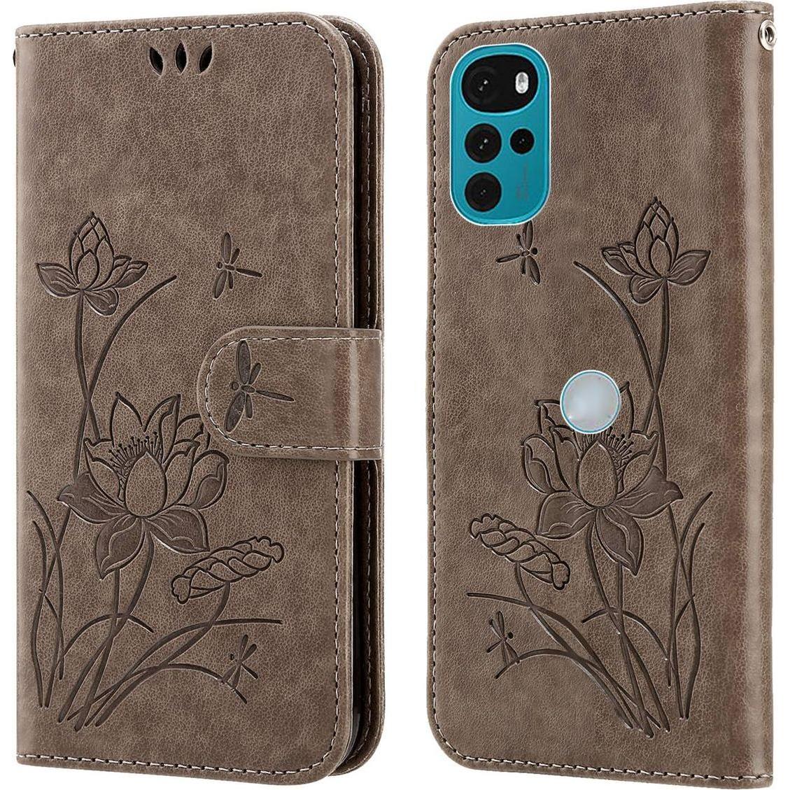 König Design Hülle Handy Schutz für Motorola Moto G22 Case Cover Tasche Etuis Bumper Wallet (Motorola Moto G22), Smartph...