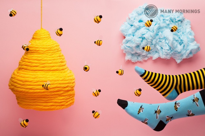 Actual product image Many Mornings Bee Bee (Single pack, 35 - 38)