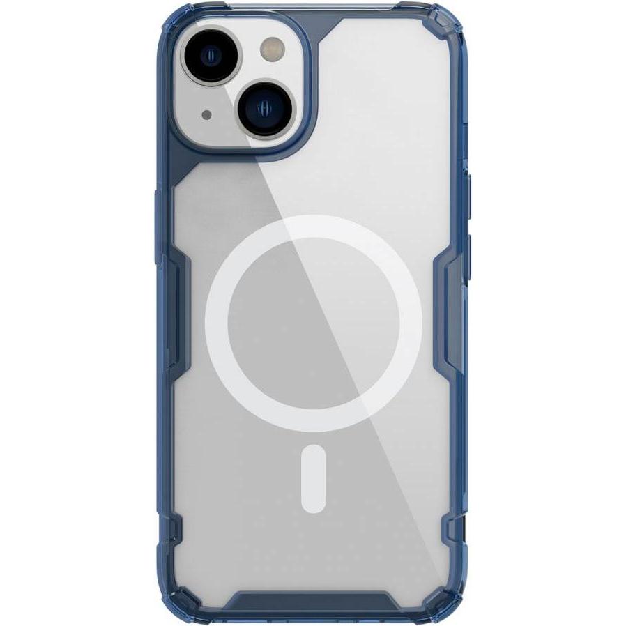 Nillkin Nature Soft MagSafe Series (Apple iPhone 14 Plus), Smartphone Hülle, Blau
