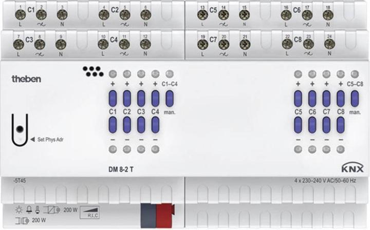 Produktbild Theben DM 8-2 T KNX (Dimmaktor)