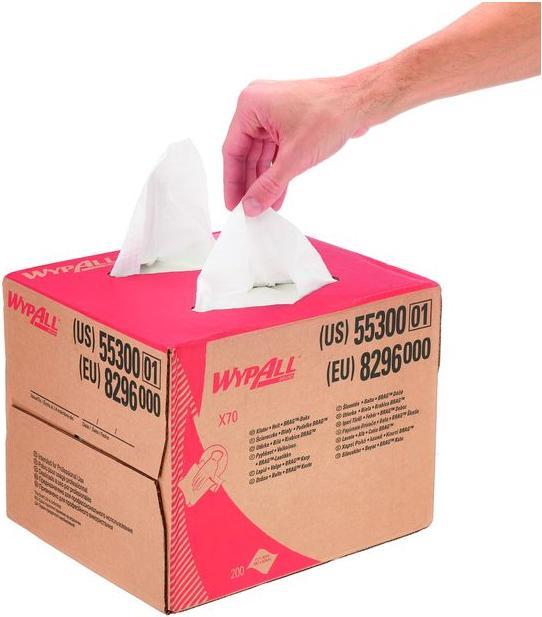 Actual product image Wypall Wipe X70 8296 (1 pcs.)
