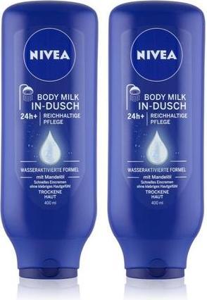 Actual product image NIVEA 24h Body Lotion for Shower (Convenient Pack) - Latte Scent