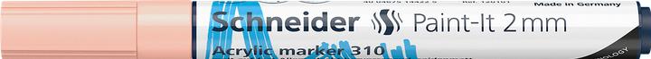 Nutritional values and ingredients Schneider Acrylic marker Paint-It 310 2mm apricot (1x)