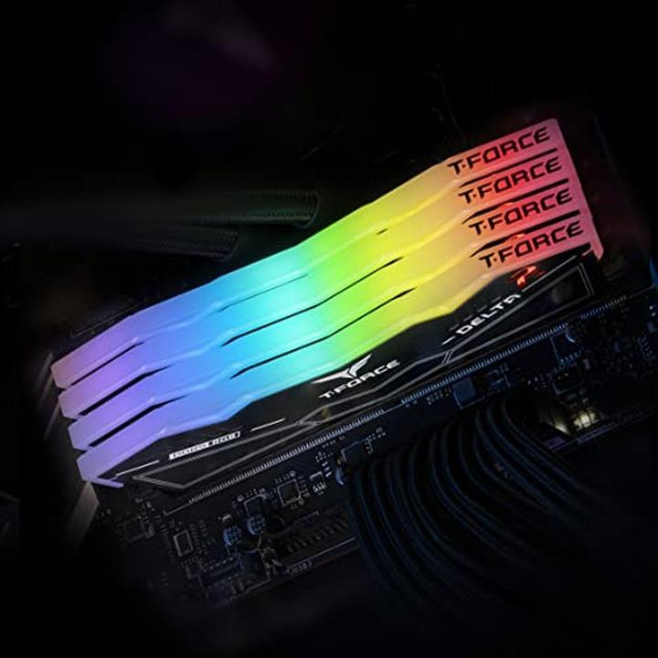 Actual product image Team Group D532GB 7600-36 Delta RGB bk K2 TEM (2 x 16GB, 7600 MHz, DDR5 RAM, DIMM)