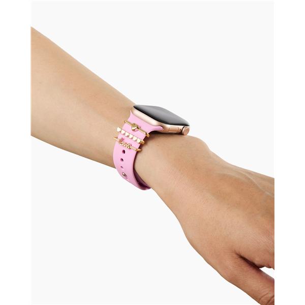 Actual product image iDeal Of Sweden Silicone Watch Band 42/44/45/46/49 S-M Bubblegum Pink (Silicone, Zinc alloy)