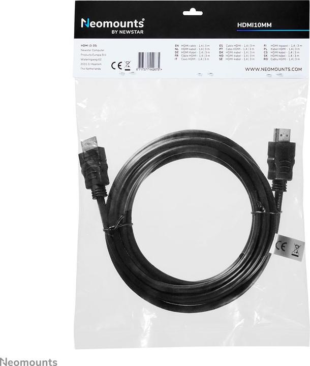 Produktbild Neomounts HDMI (Typ A) — HDMI (Typ A) (3 m, HDMI, 1.3)