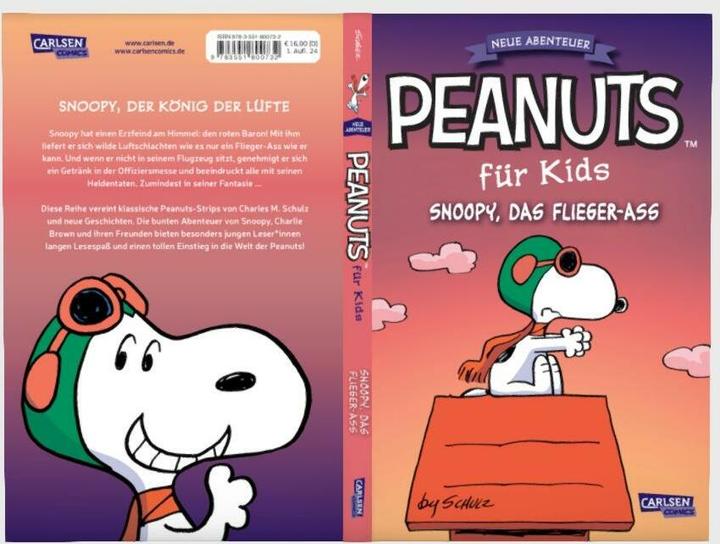 Immagine prodotto Peanuts für Kids - Neue Abenteuer 3: Snoopy, das Flieger-Ass (Tedesco, Matthias Wieland, Charles M. Schulz, 2024)