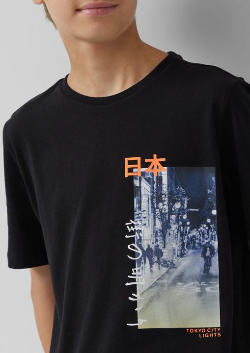 Produktbild S.Oliver T-Shirt T-Shirt aus Jersey mit Frontprint (158, 164)