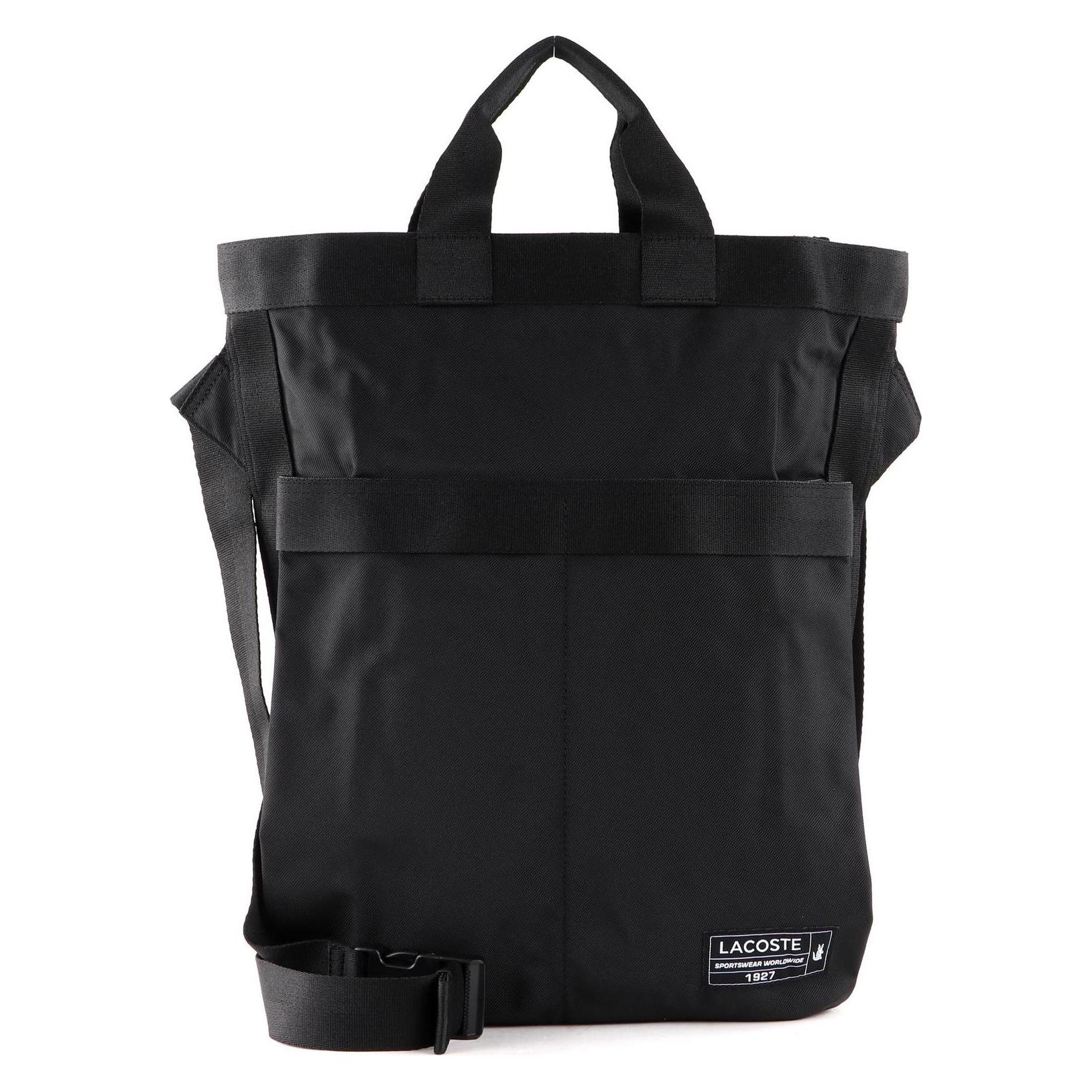 Lacoste, Herren, Handtasche, Outdoor Croc Shopping Bag, Schwarz